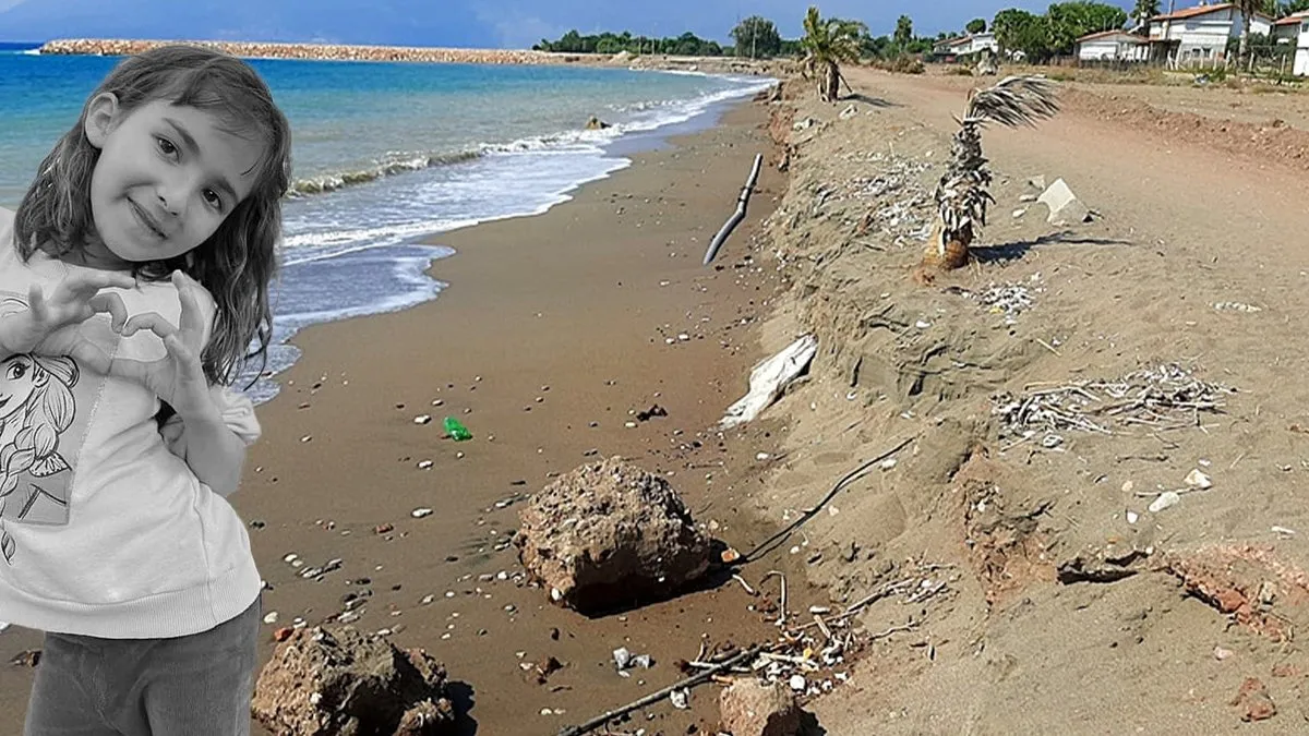 Antalya’da yürekleri yakan olay: 9 yaşındaki Ezgi sahilde kayan kumda boğuldu!