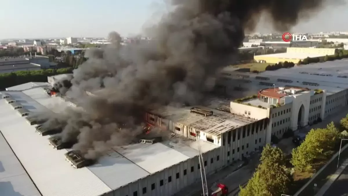 Çerkezköy’de Tekstil Fabrikasında Yangın