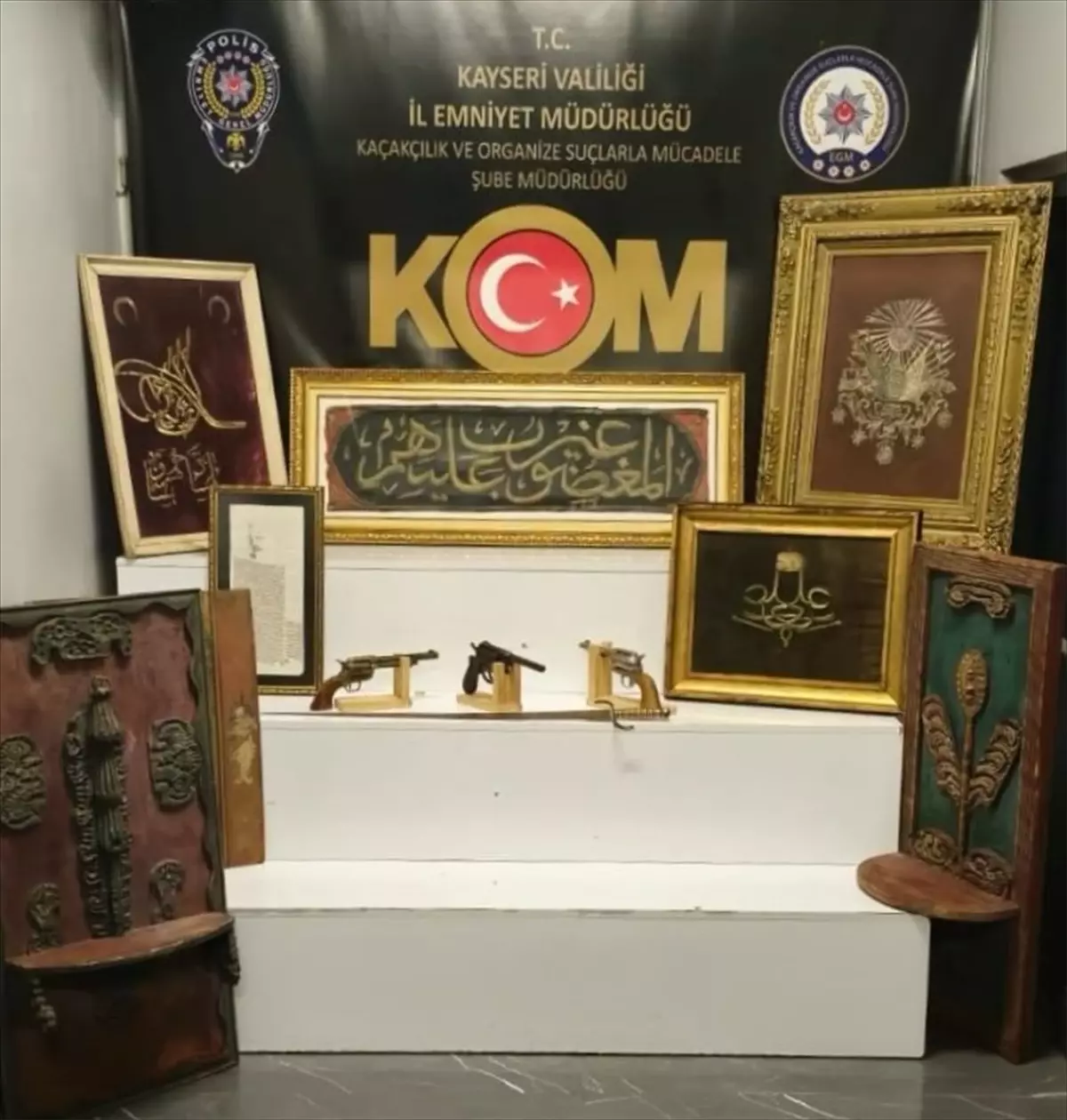 Kayseri’de tarihi eser kaçakçılığı operasyonu