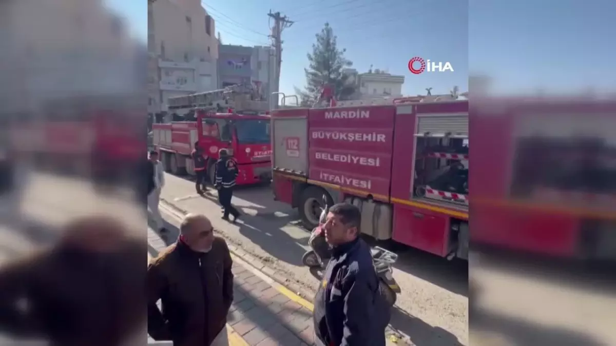 Nusaybin’de Aile Sağlık Merkezinde Yangın