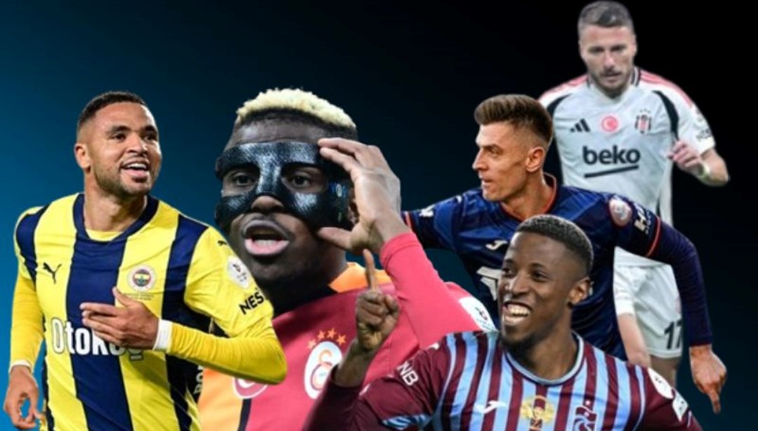 SÃ¼per Lig’de gol krallÄ±ÄÄ±nda kÄ±yasÄ±ya yarÄ±Å: Immobile, Dzeko, Banza ve Osimhen’in kaÃ§ golÃ¼ var?